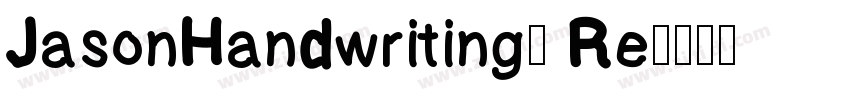 JasonHandwriting4 Re字体转换